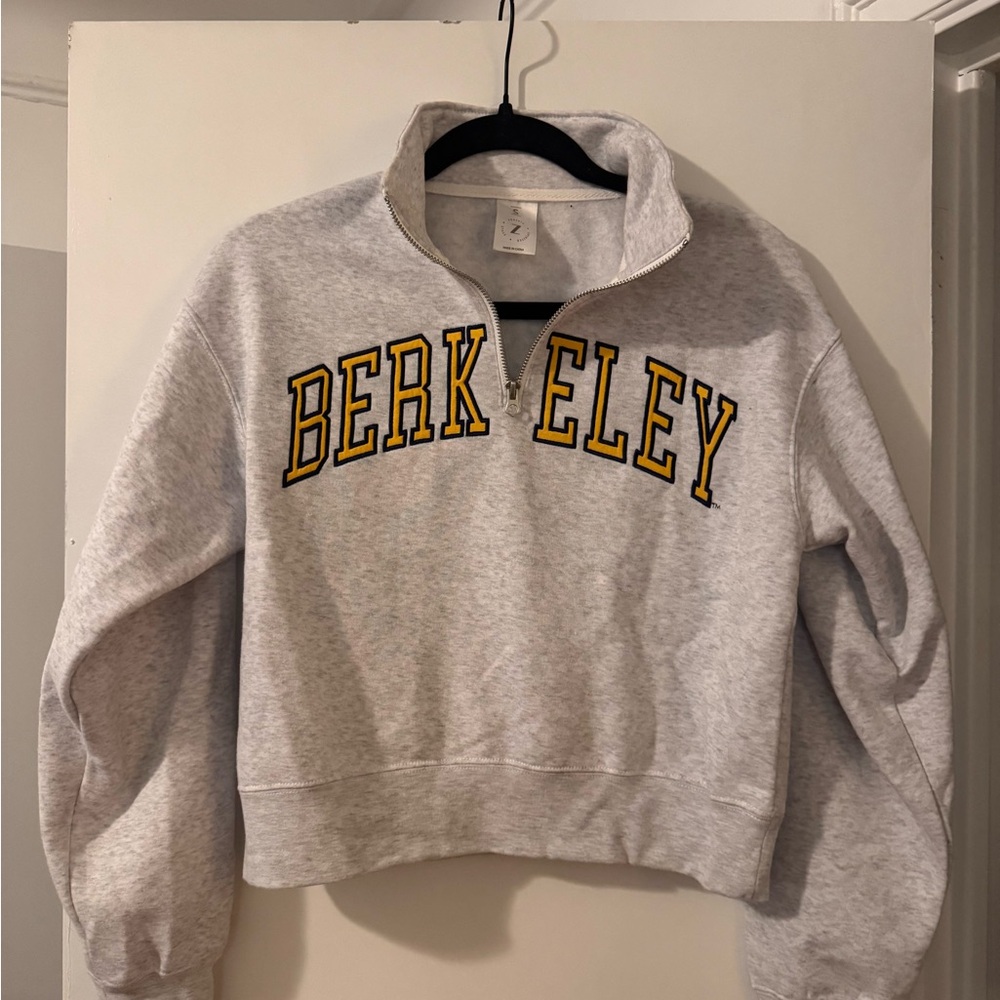 Gray Berkeley Quarter-Zip Sweatshirt